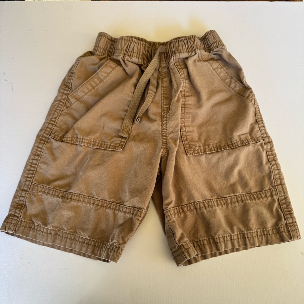 Circo Boy's Khaki Cargo Shorts Draw Strings Size Small 6/7